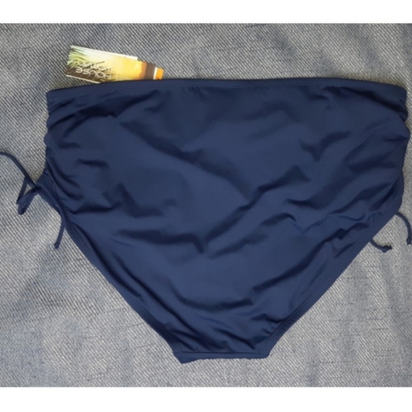 BEACH HOUSE navy string bikini bottom size… - Picture 3 of 6